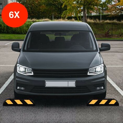 6 Arrêts - Butoirs 56 cm pour place de stationnement Parking. Réfléchissant (1/5)