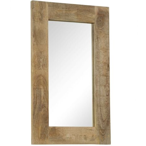 Décoration Murale Miroir 50 X 80 cm cadre en bois massif (1/5)