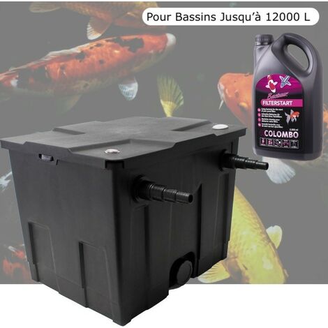 Filtre Bassins De Jardin Et Étangs + Bactéries 2500 ml Jusqu'à 12000 Litres Sans Poissons (1/5)