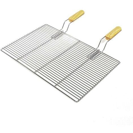 Grille Rectangulaire Pour Barbecue 36 X 40 Cm Somagic (lot De 2