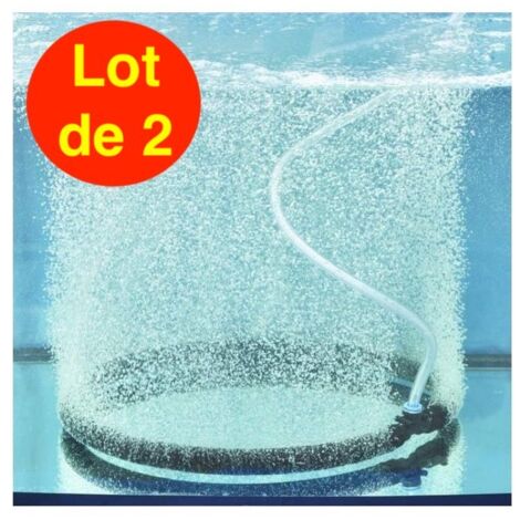 Lot de 2 Diffuseurs D'Air Poreux 70 cm Pour Bassins De Jardin + Tuyau. Aération optimale du bassin (1/5)