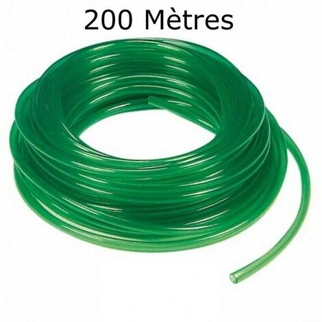 200 mètres de tuyau VERT 4/6 mm pour pompe à air aquarium et bassin (1/2)