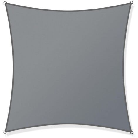 Voile dâ 'Ombrage : 3,6 X 3,6 m Protection Contre le Vent, le Soleil et les Rayons UV 30+ pour Votre Jardin et Balcon (1/5)