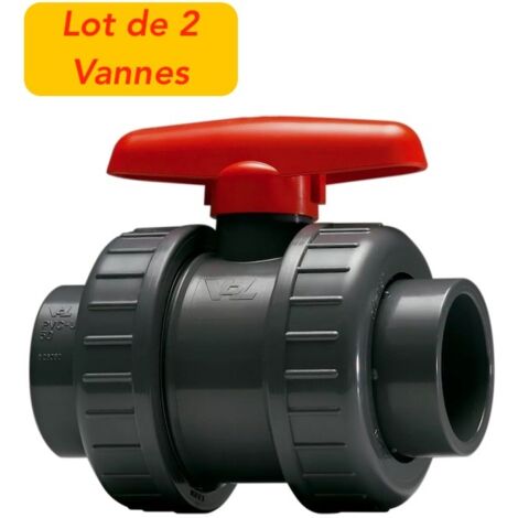 Vanne PVC Astore PN16 Diamètre 32 à Coller