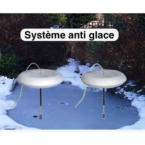 2 Systèmes Anti Gel Complet pour Bassins de Jardin avec Pompe Fournie (1/5)