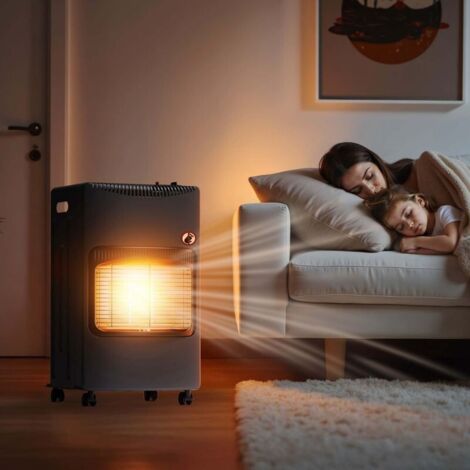 Cecotec Chauffage d'appoint au Gaz Pliable Ready Warm 4000 Slim Fold