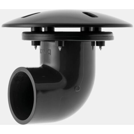 Bonde de fond à 90° 90 mm pour bassins de jardin et piscine. (1/3)
