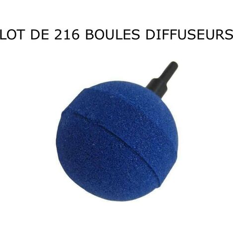 Pack 3 Diffuseurs D'Air, Boule + 1 Tuyau De 25 M, Pour Aération Bassin