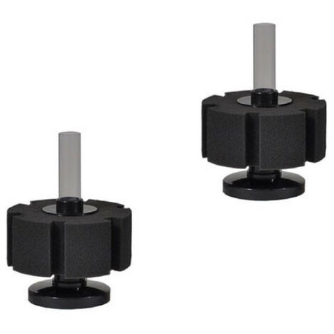 Lot de 2 Filtres à air sur mousse E 102 pour aquarium de 25 - 75 litres (1/5)