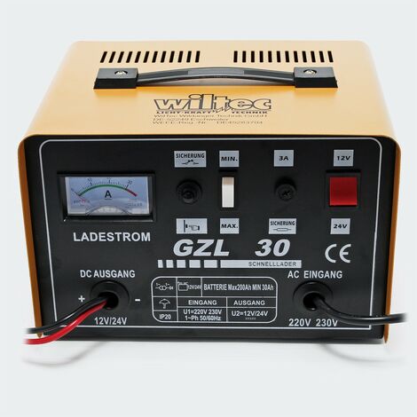 Chargeur 16A De Batterie Rapide, Automatique, GLZ30, Batterie 12V, 24V (1/4)