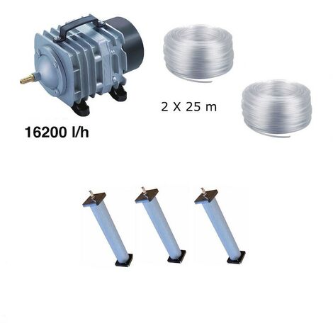 Set aération bassin de jardin 3 diffuseurs de 30000 à 50000 litres (1/5)