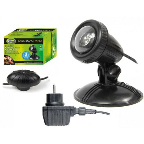 Spot Led 1W Immergeable Avec Lentilles Couleurs Pour Bassin De Jardins Et Étangs