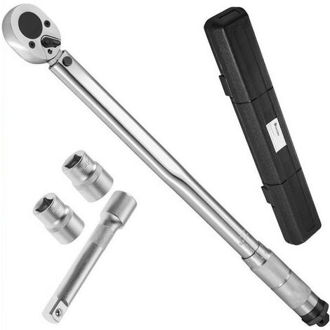 Clef dynamométrique à cliquet couple de 28 à 210 nm pour voiture, moto, bateau (1/5)