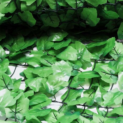 Brise-Vue En Lierre Artificiel 1x3 M – Haie Décorative Anti-UV Pour Jardin, Piscine, Terrasse