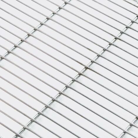 Grille De Barbecue De Remplacement Rectangulaire En Inox, 54 X 34 cm