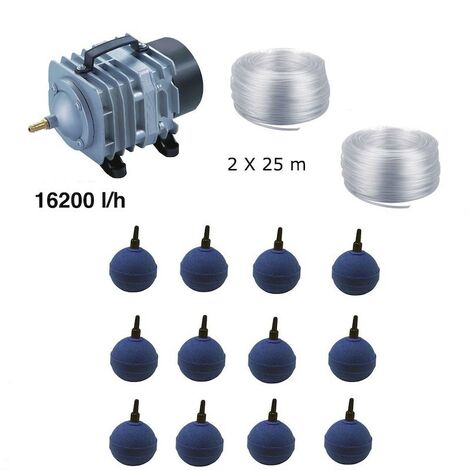 Aération Complète Bassin De Jardin 12 Boules Diffuseurs de 30000 à 50000 litres (1/5)