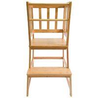 Tour d'observation et d'apprentissage pour enfant en bois clair de 90 X 46 X 46 cm
