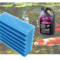 Mousse de remplacement bleue + bactéries 1000ml pour filtres bassin 12000 et 25000 litres