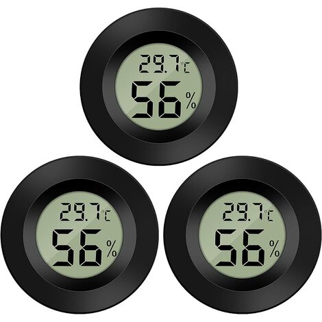 mini Hygrometer Thermometer Humidor Temperaturmesser Luftfeuchtigkeit digital 