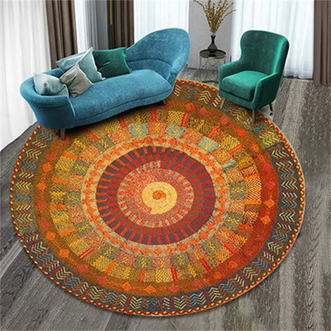 Teppich Bedruckt Mehrfarbig Fußmatte Rutschfesten Bodenmatte Wohnzimmerteppich 