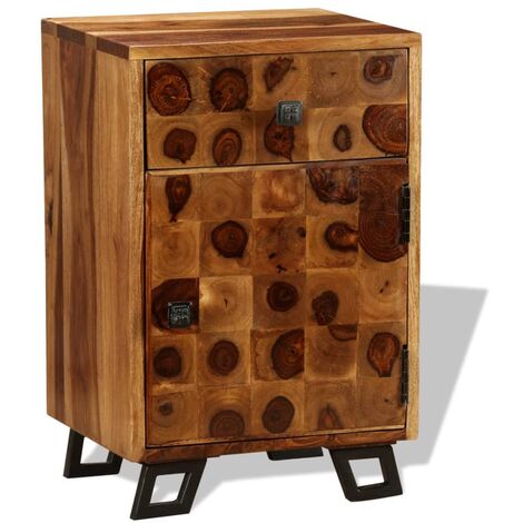 Nachttisch Massivholz 37x30x54 cm