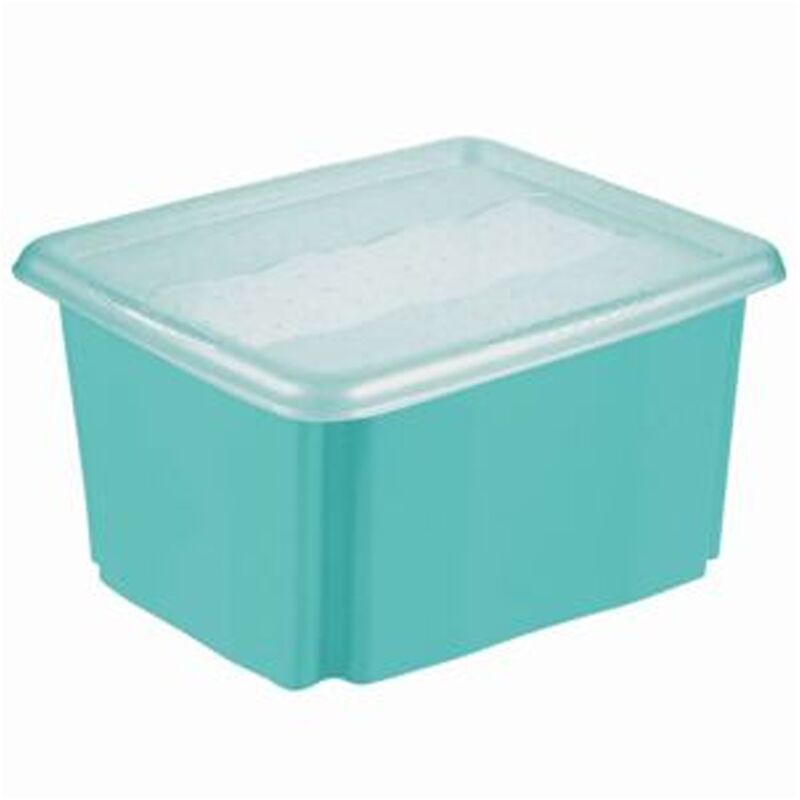 Keeeper - Bac De Rangement Petit 30x20x11 Cm, 4,5L, Transparent, Empilable - Pour Bureau, Maison