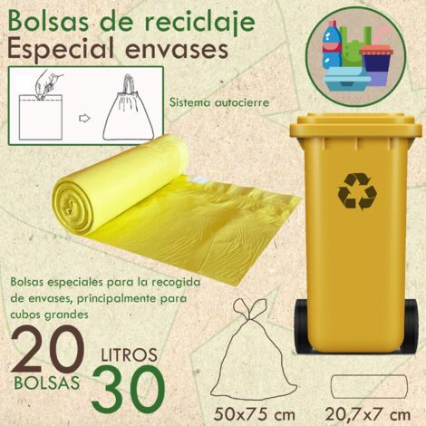 Sacs Poubelles BD Avec Liens Coulissant D'une Capacité De 30L à 100L