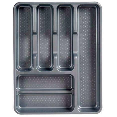 Range-couverts 5five En Bambou - 6 Compartiments Extensibles Pour Tiroir De Cuisine