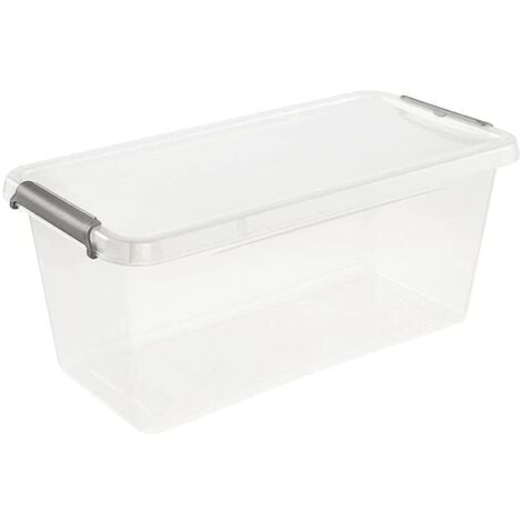 Petite boite empilable transparente avec couvercle Pas cher