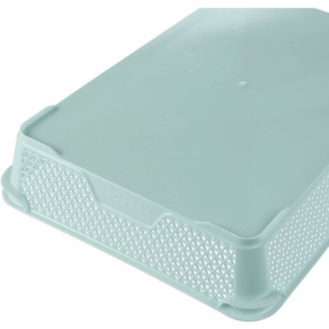 Keeeper Jonas Stapelkorb DIN A4 - Nordic Blue, Rutschfester Organizer