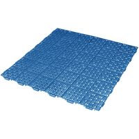 Dalle clipsable Jardin/Piscine - Structure Ajourée 56 x 56 cm - Bleu
