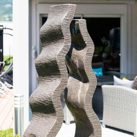 Fontaine jardin flamme 160 cm