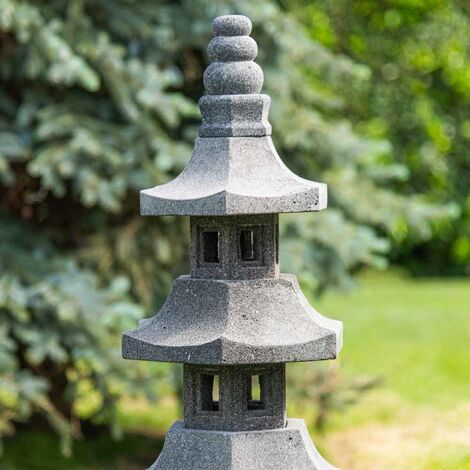 Lanterne de jardin japonais deco zen 50 cm