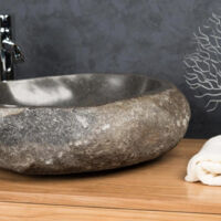 Vasque à Poser En Pierre De Rivière - Galéo 40 - Ocean Line