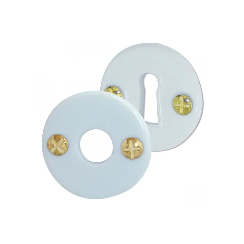 Perillas De Puerta De Porcelana Blanca Con Diseño De Pato Jemima – Juego De 2 (Estilo Vintage)