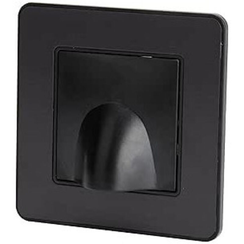 SOLERA 42964 – Tapa Ciega De Empotrar Blanca De 83x81x10 Mm, Mecanismo Completo Para Marco De 3 Elementos
