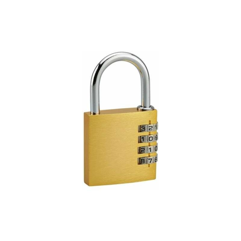 MASTER LOCK Candado Alta Seguridad - Combinacion - Zinc - Exterior - Arco L  - M175EURDLH - Ideal para Portales, Garages, Sótanos
