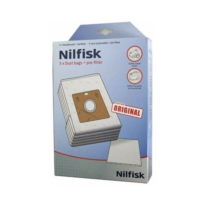 Caja de 5 bolsas para aspiradora NILFISK COUPE NEO Nilfisk