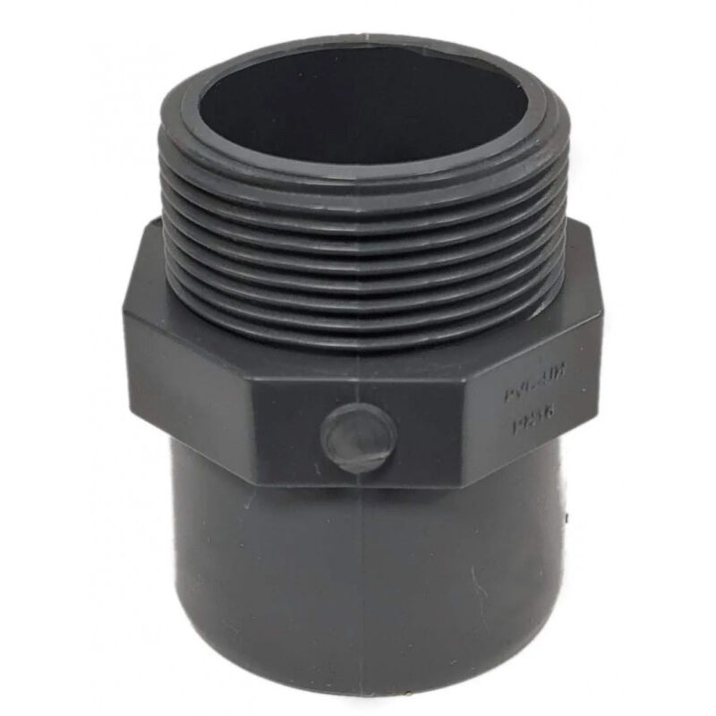 Pvc Roscado Tapón roscado de PVC 40x49, para encolar hembra 40 macho 50 mm