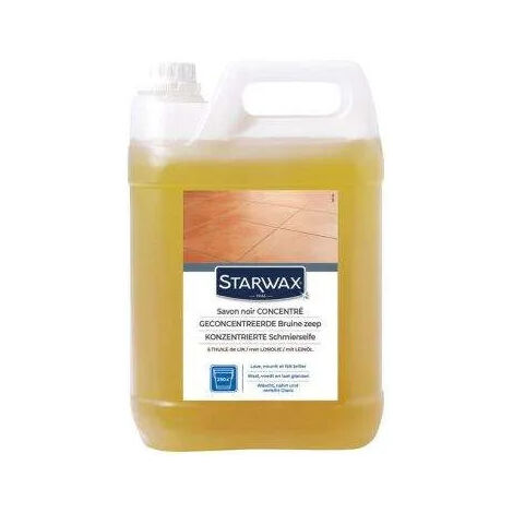 STARWAX jabón de aceite de linaza negro 5 l Starwax