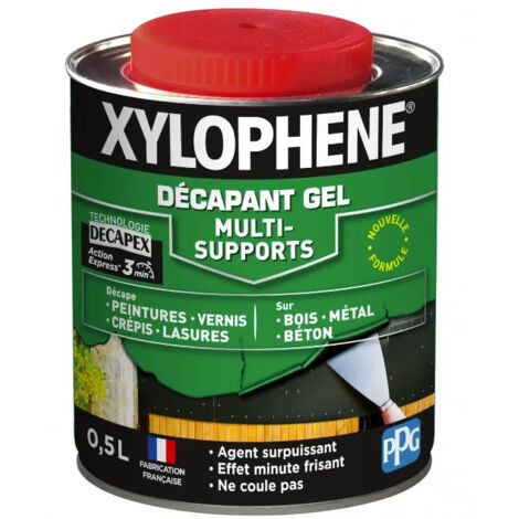 Décapeur Gel Xylophène 0,5l Décape Toutes Surfaces, Formule Gel Non Coulante - Xylophène