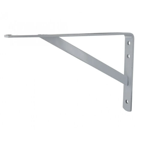 Escuadra, ángulo reforzado para cargas pesadas en acero epoxi 395 x 270 mm, blanco (1/2)