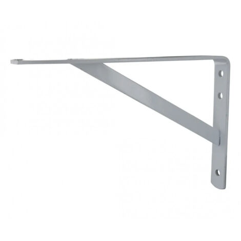 Soporte, ángulo reforzado para cargas pesadas en acero epoxi 495 x 330 mm, blanco (1/2)