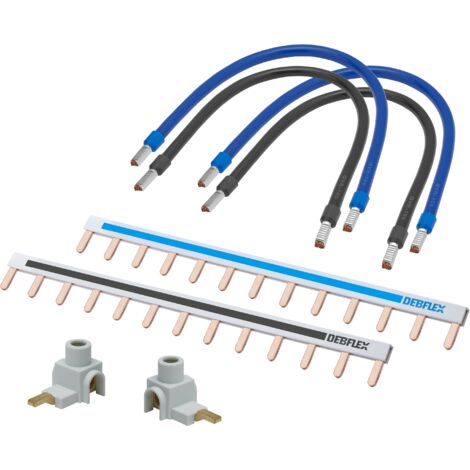 Kit de cableado para caja eléctrica, 1 fila