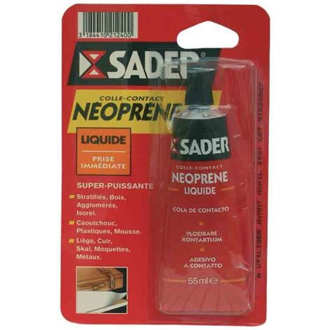 Adhesivo líquido de contacto de neopreno, tubo de 55 ml.