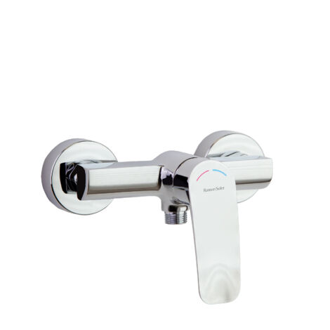 Ramon Soler - Grifo de Ducha Monomando Cromado con Sistema C2 de Ahorro de Agua Serie New Fly (1/5)