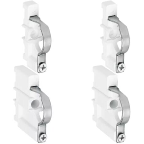 Soporte 50 mm entre centros para 320 y 500 cajas 4 piezas