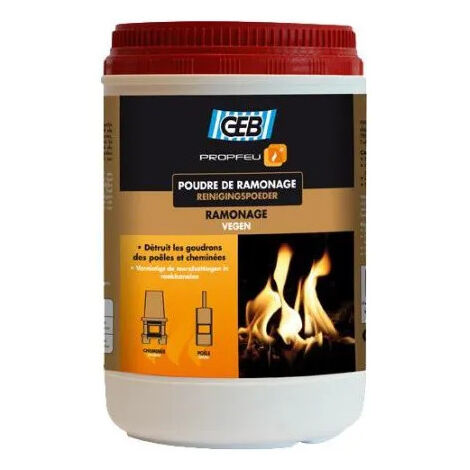 Polvo químico para deshollinamiento de chimeneasPropfeu: tarro de 900 g