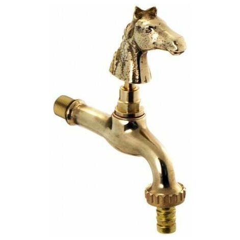 Grifo de jardín decorativo con motivo de caballo M1/2-M3/4