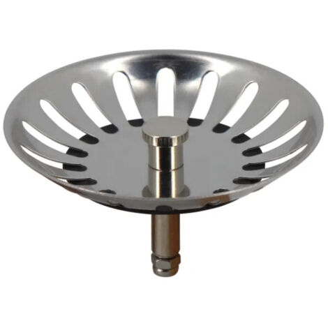 Cesta para desagüe Nicoll acero inoxidable extraíble diámetro 81mm 18 agujeros